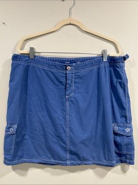 Fresh Produce Blue Cruiser Skort with Starfish Pocket